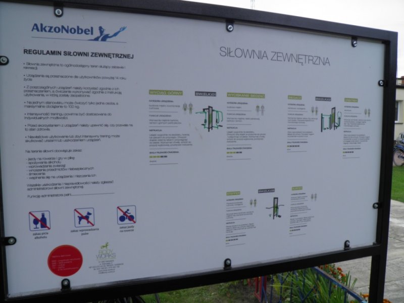 Otwarcie siłowni zewnętrznej w Pilczynie 